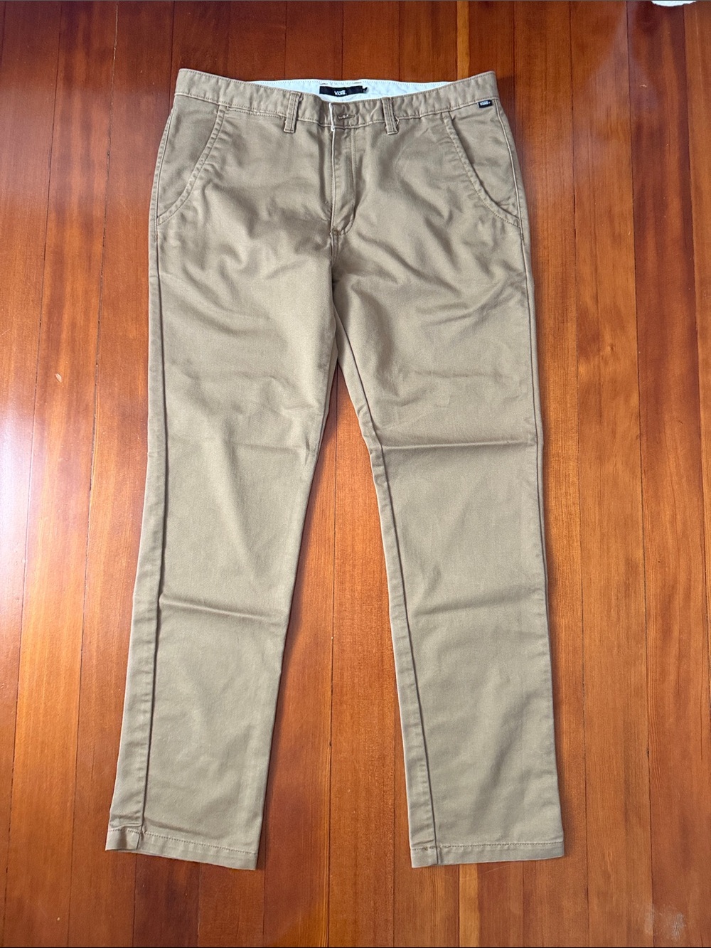 Vans Men's Tan Chinos Straight Fit